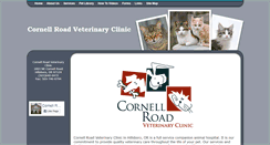 Desktop Screenshot of cornellroadveterinaryclinic.com